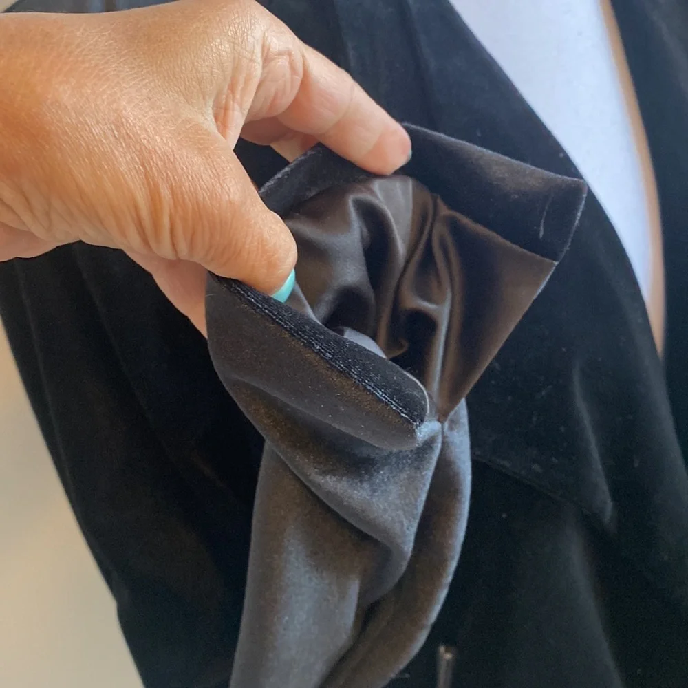Lysse Black Velvet Leigh Jacket